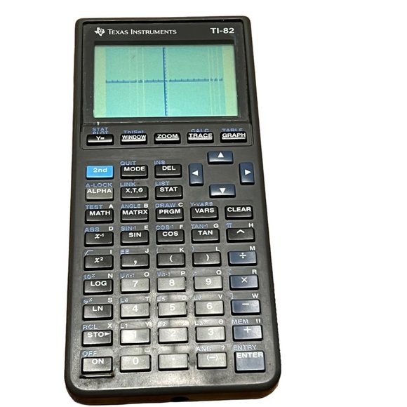 TI-82 Texas Instruments Graphing Calculator Grey - Picture 1 of 7